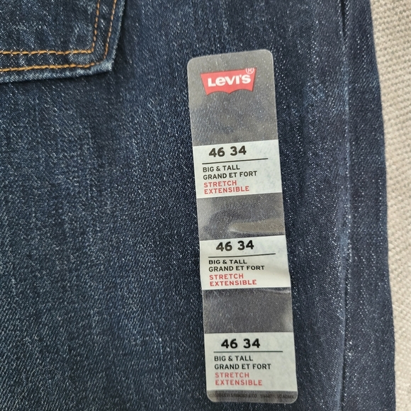Levi's 541 Athletic Tapper Big and Tall Blue Jeans Size 46 NWT - Picture 9 of 12